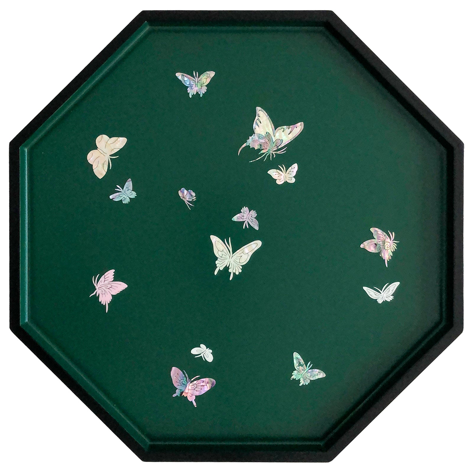 Butterfly Octagonal Tray - Nacreh