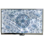 Blue Arabesque Card Case - Nacreh
