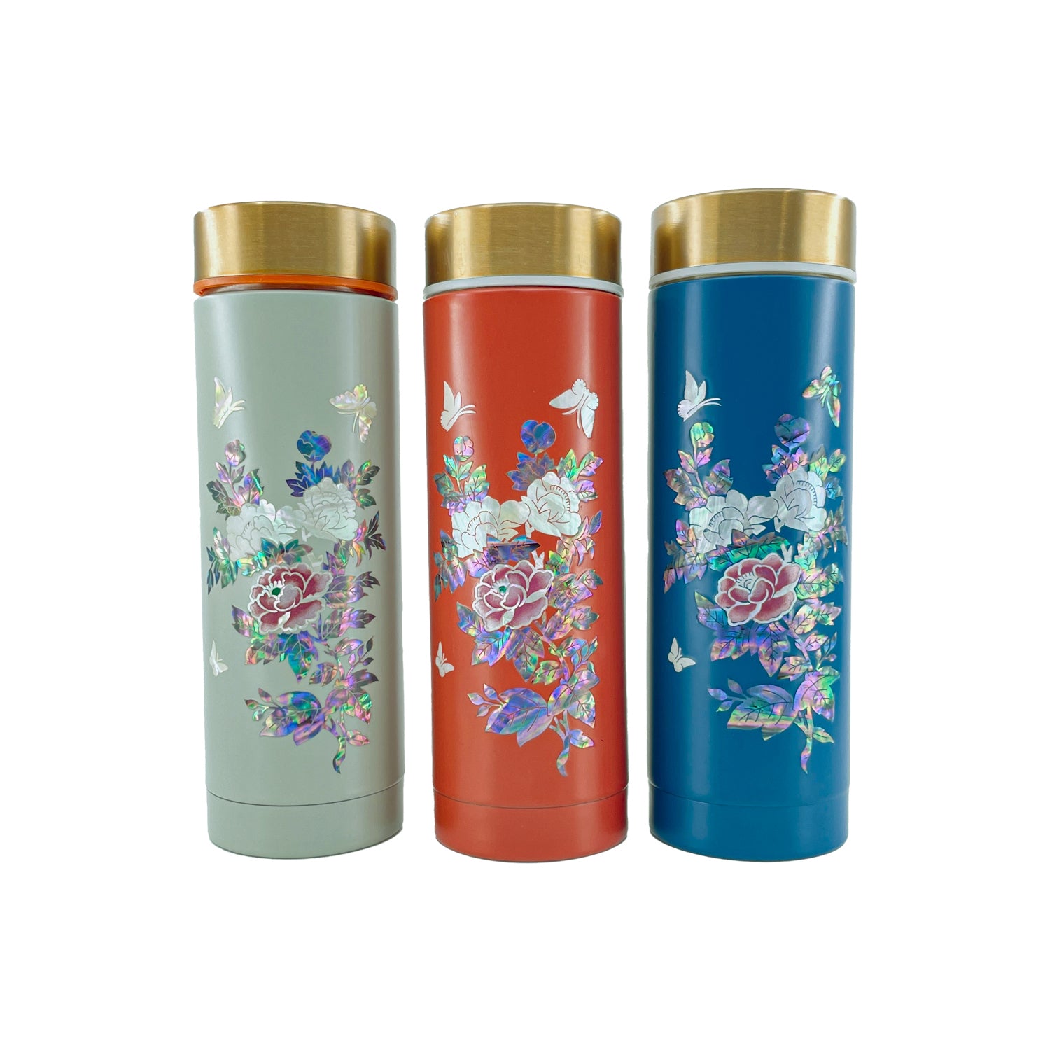 10oz Peony Tumbler Bottle 3Type - Nacreh
