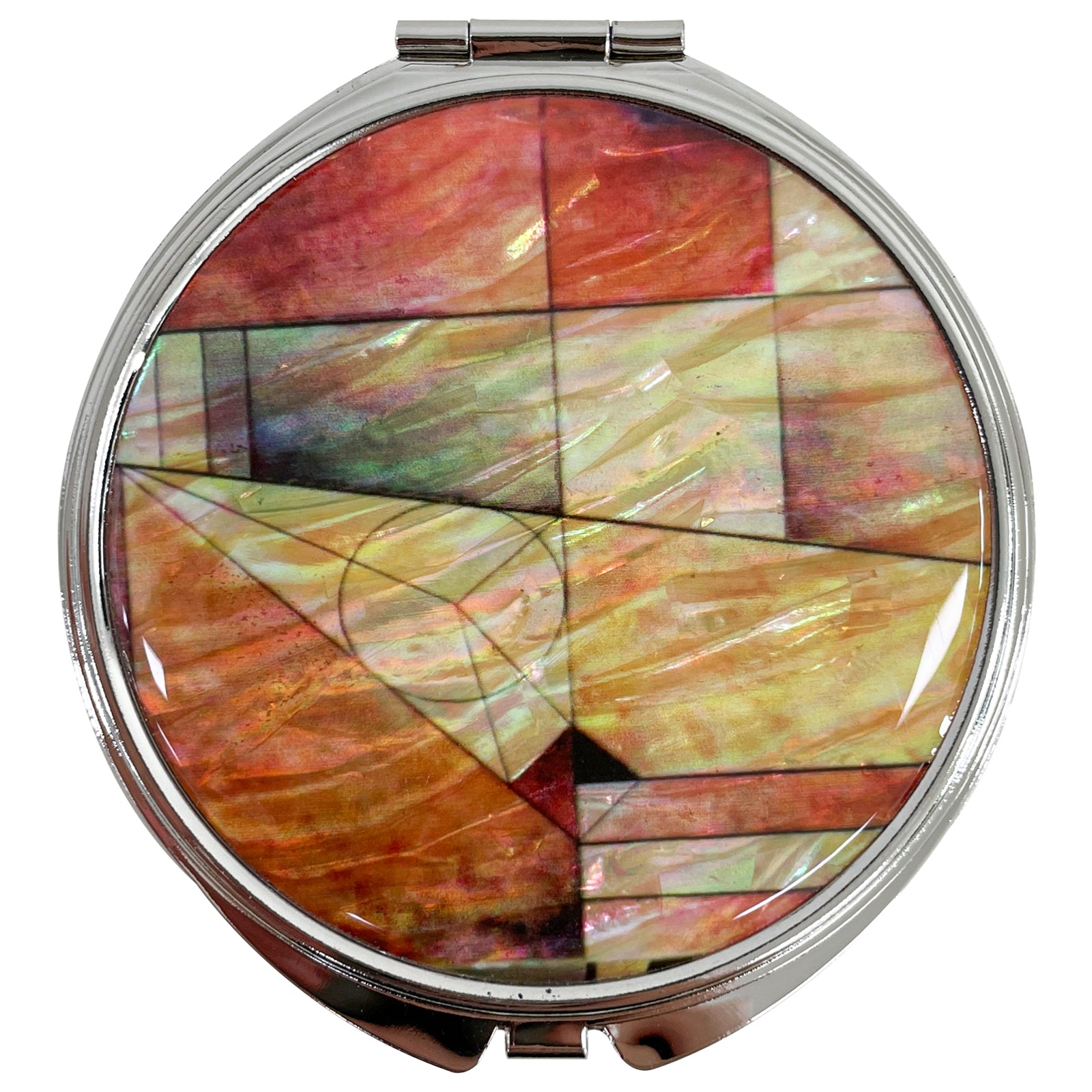 Patchwork Compact Mirror - Nacreh