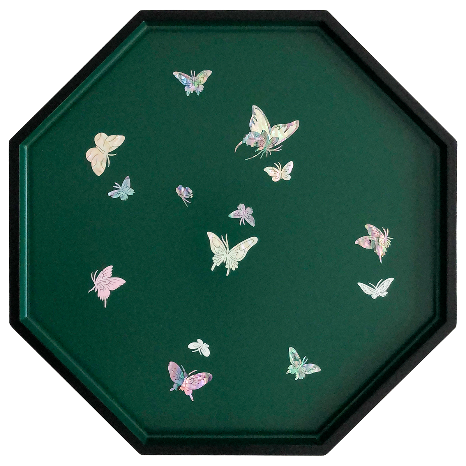 Butterfly Octagonal Tray - Nacreh