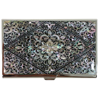Diamond Arabesque Card Case - Nacreh