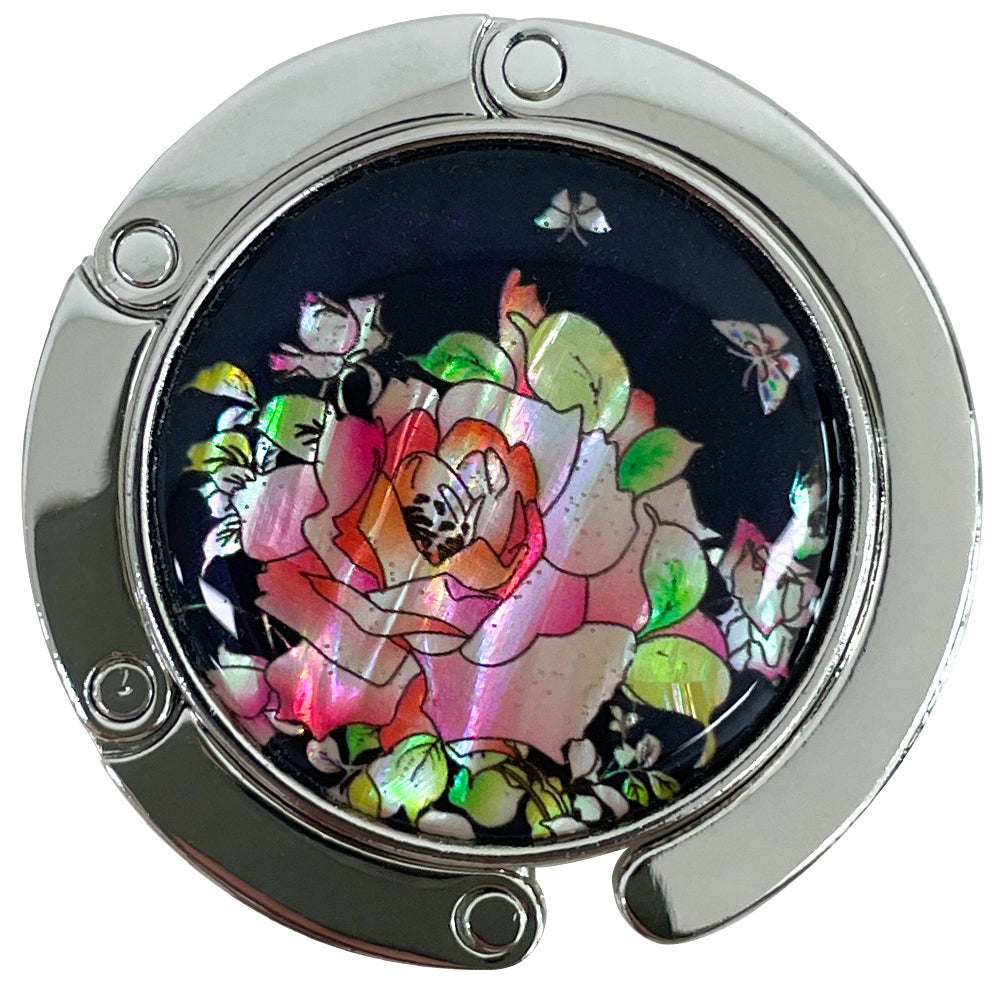 Red Rose Purse Hook - Nacreh