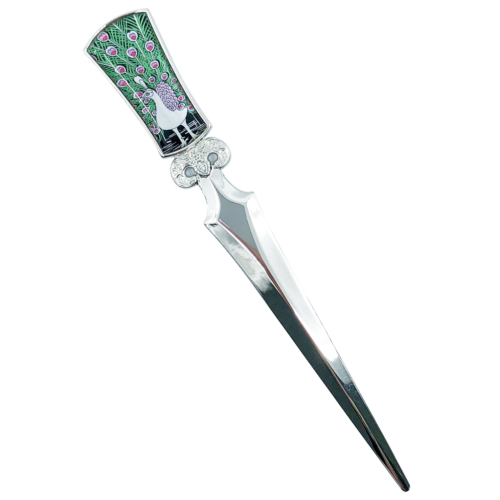 D Peacock Letter Opener - Nacreh