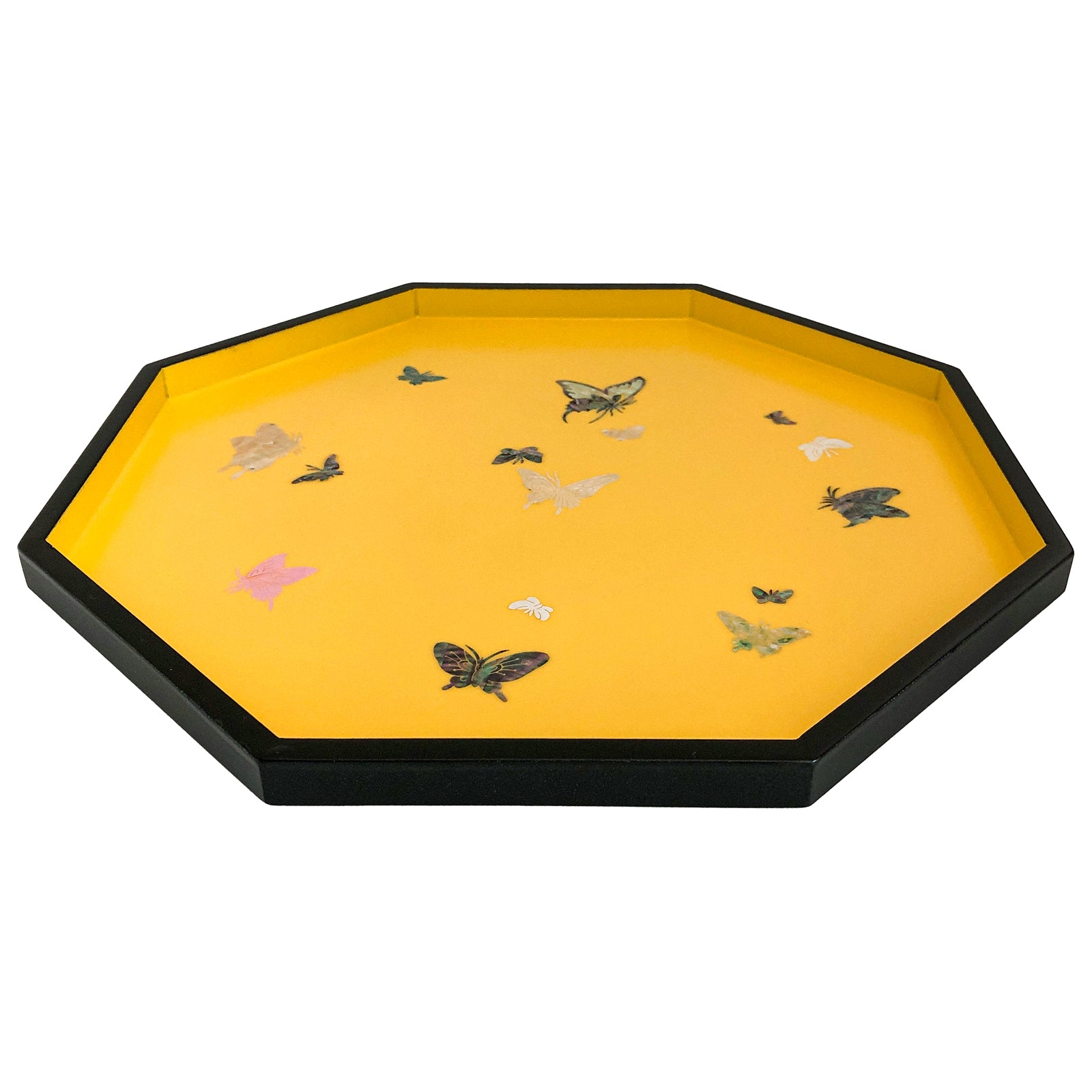 Butterfly Octagonal Tray - Nacreh