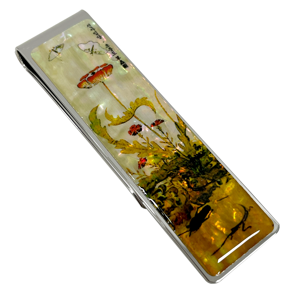 Poppy Money Clip - Nacreh