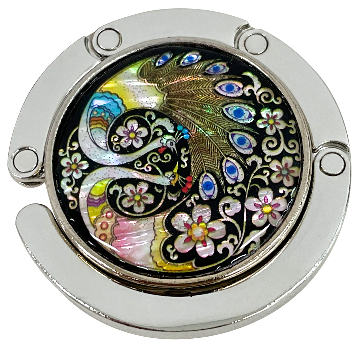 Peacock Purse Hook - Nacreh