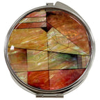 Patchwork Compact Mirror - Nacreh
