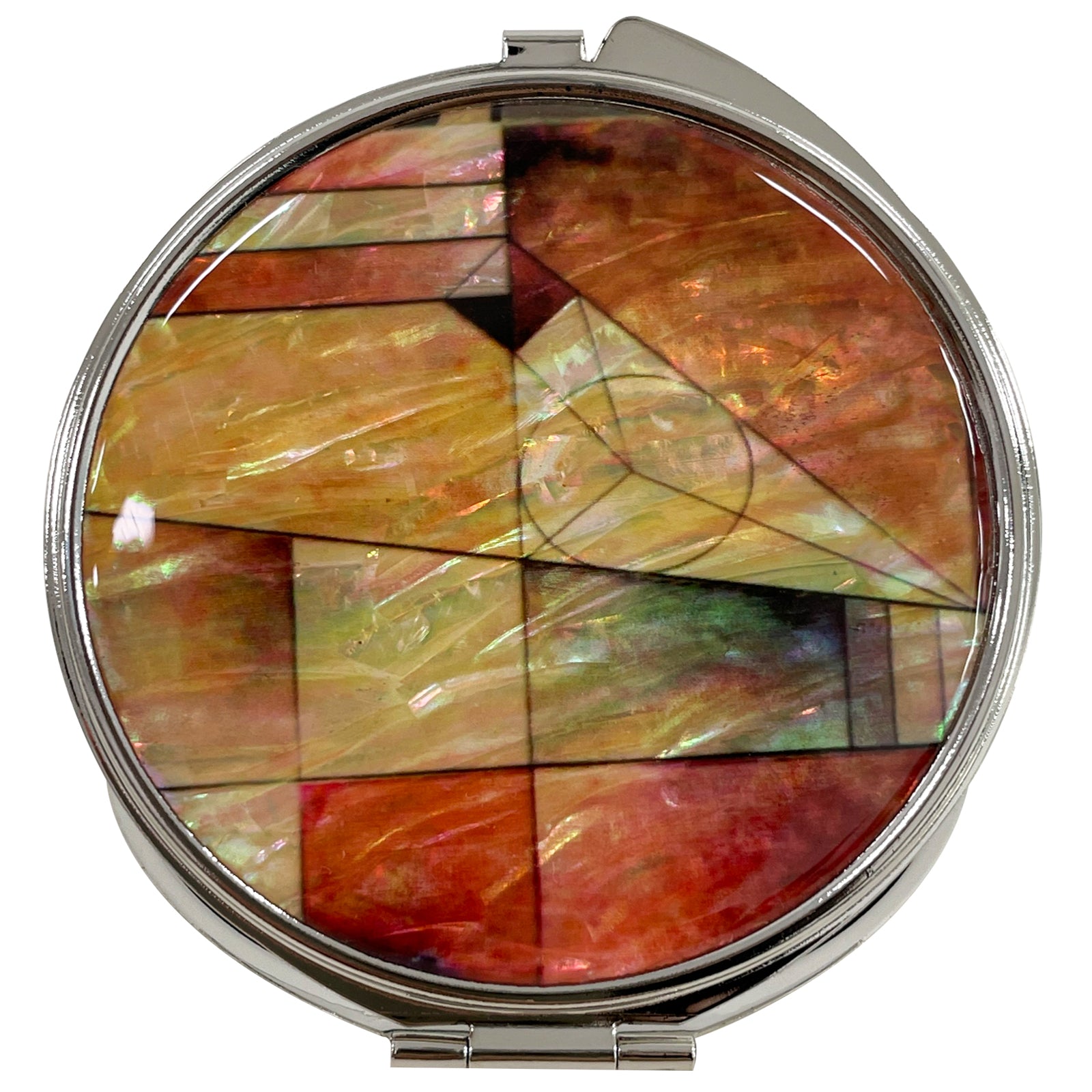 Patchwork Compact Mirror - Nacreh