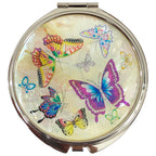 Butterfly Compact Mirror - Nacreh