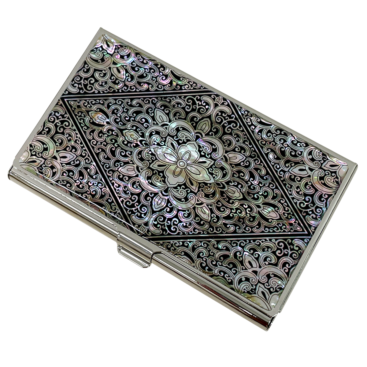 Diamond Arabesque Card Case - Nacreh