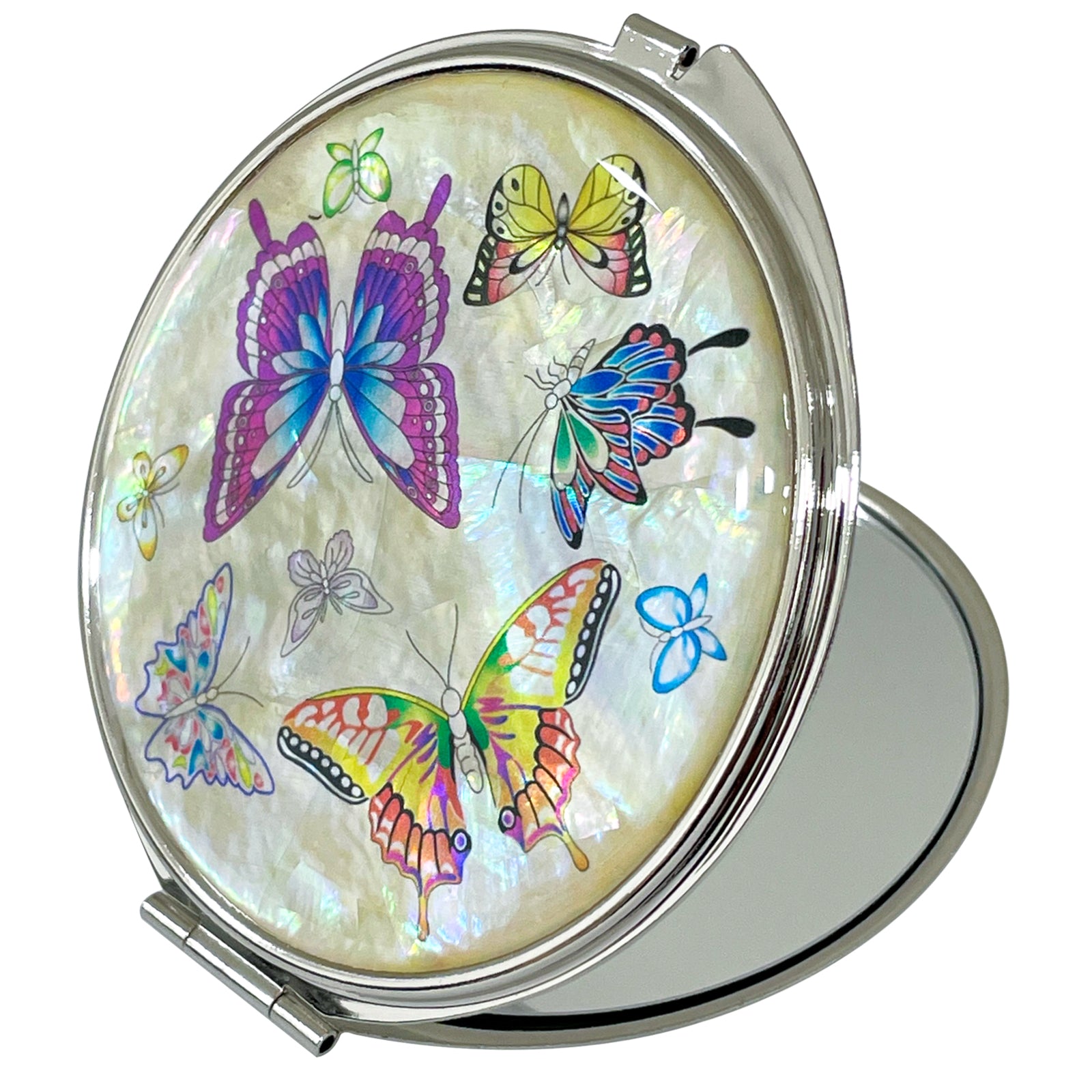 Butterfly Compact Mirror - Nacreh