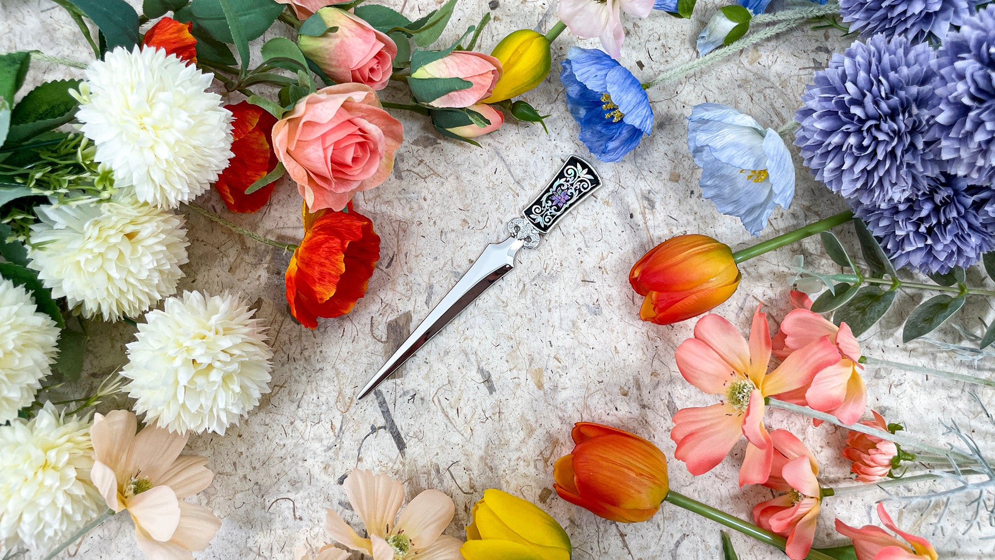 D Arabesque New Letter Opener - Nacreh