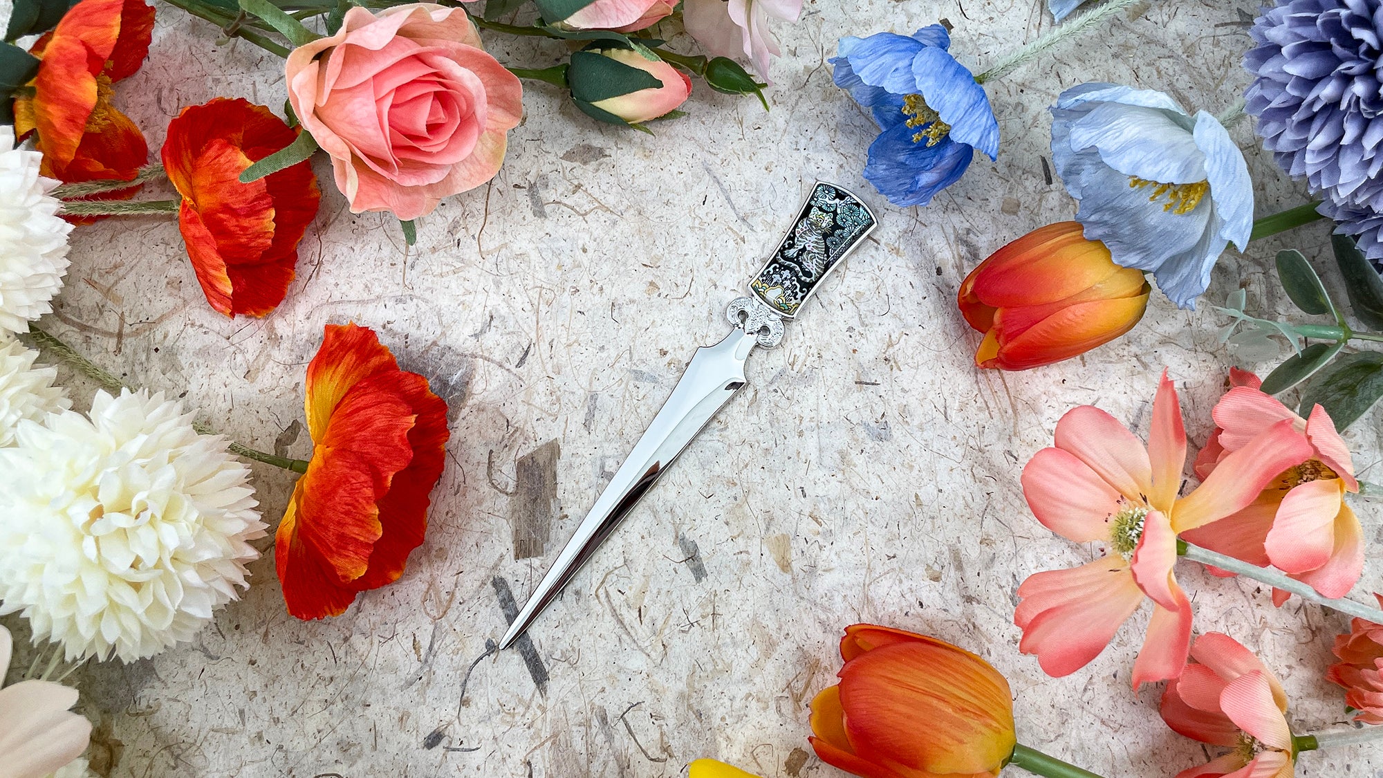 D Tiger Letter Opener - Nacreh