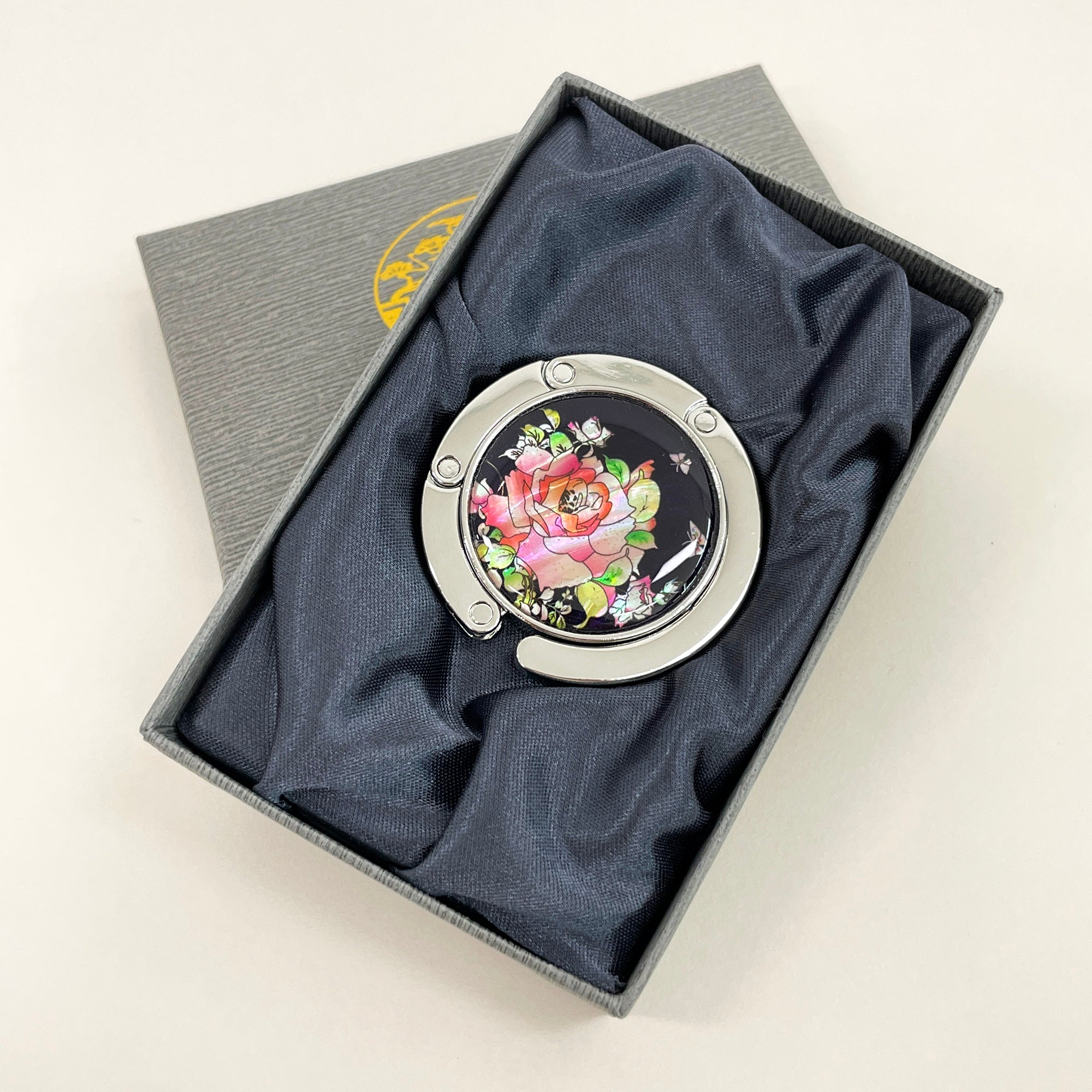 Red Rose Purse Hook - Nacreh