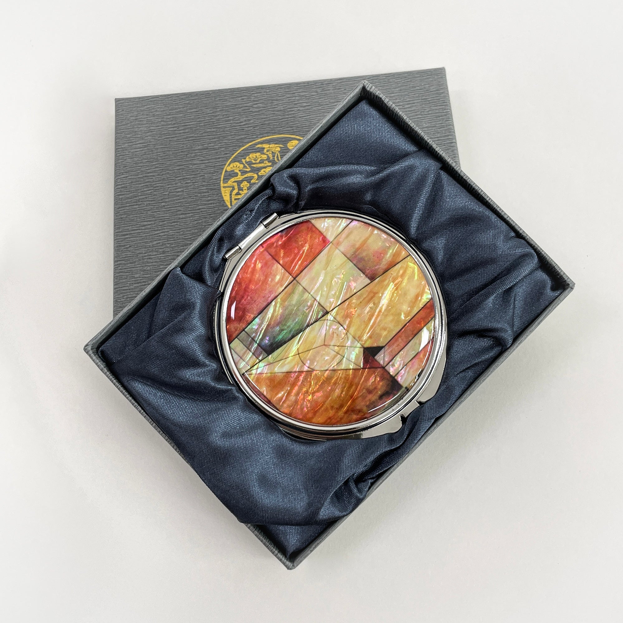 Patchwork Compact Mirror - Nacreh