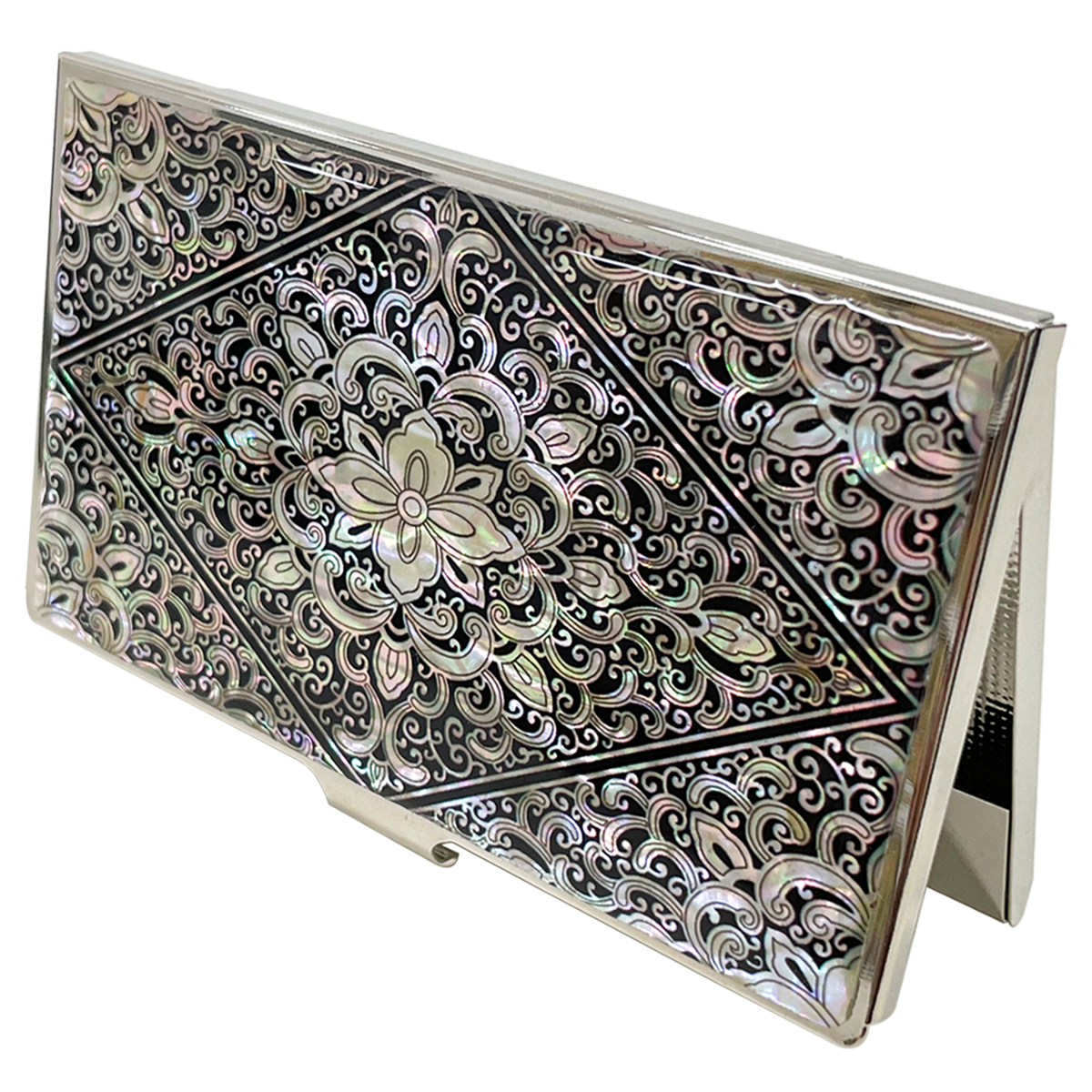 Diamond Arabesque Card Case - Nacreh