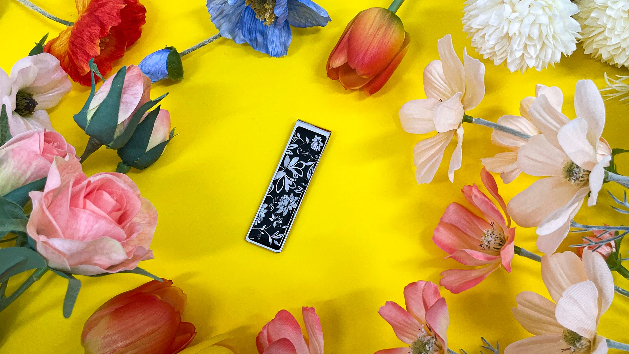 Peony Money Clip - Nacreh