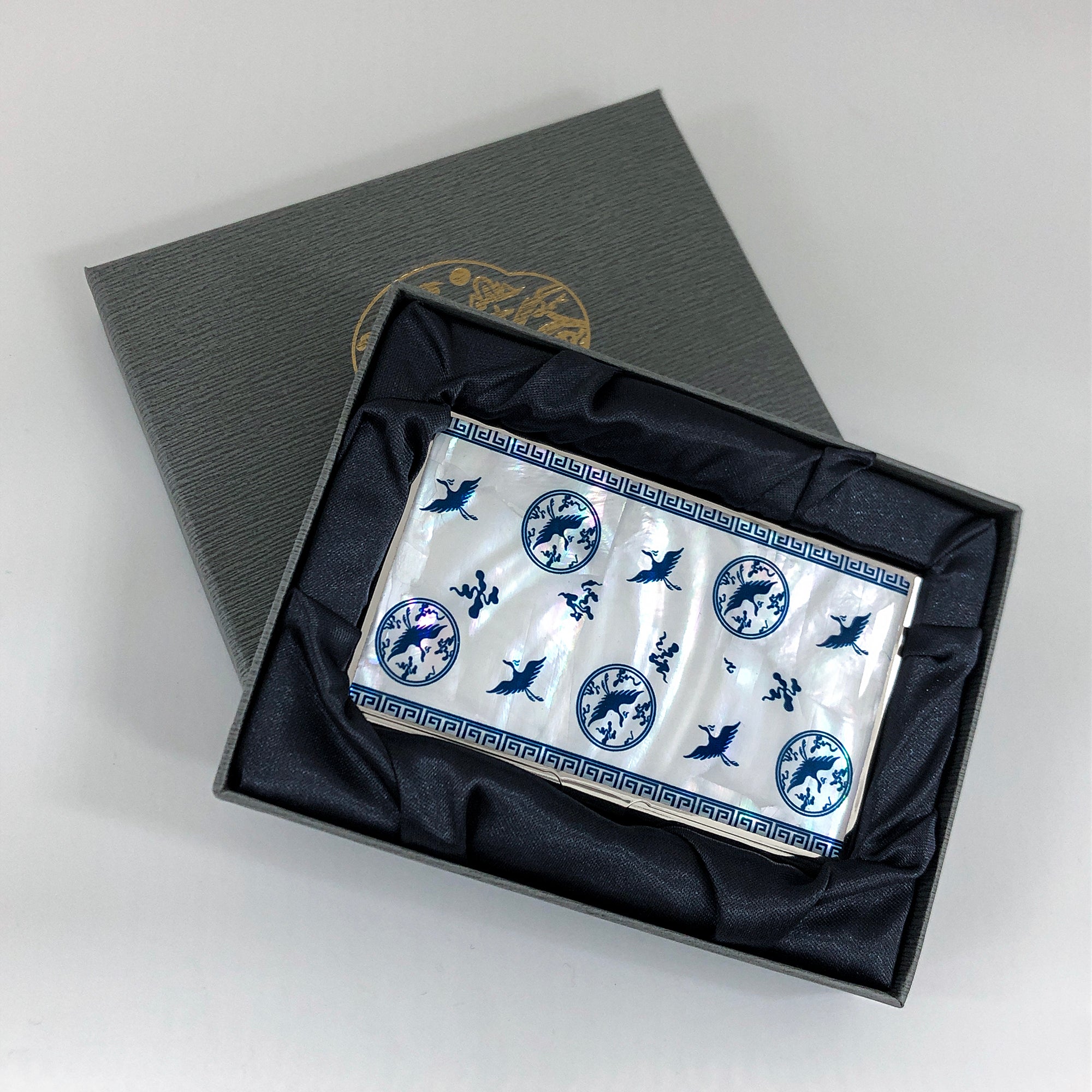 Crane Vase Card Case - Nacreh