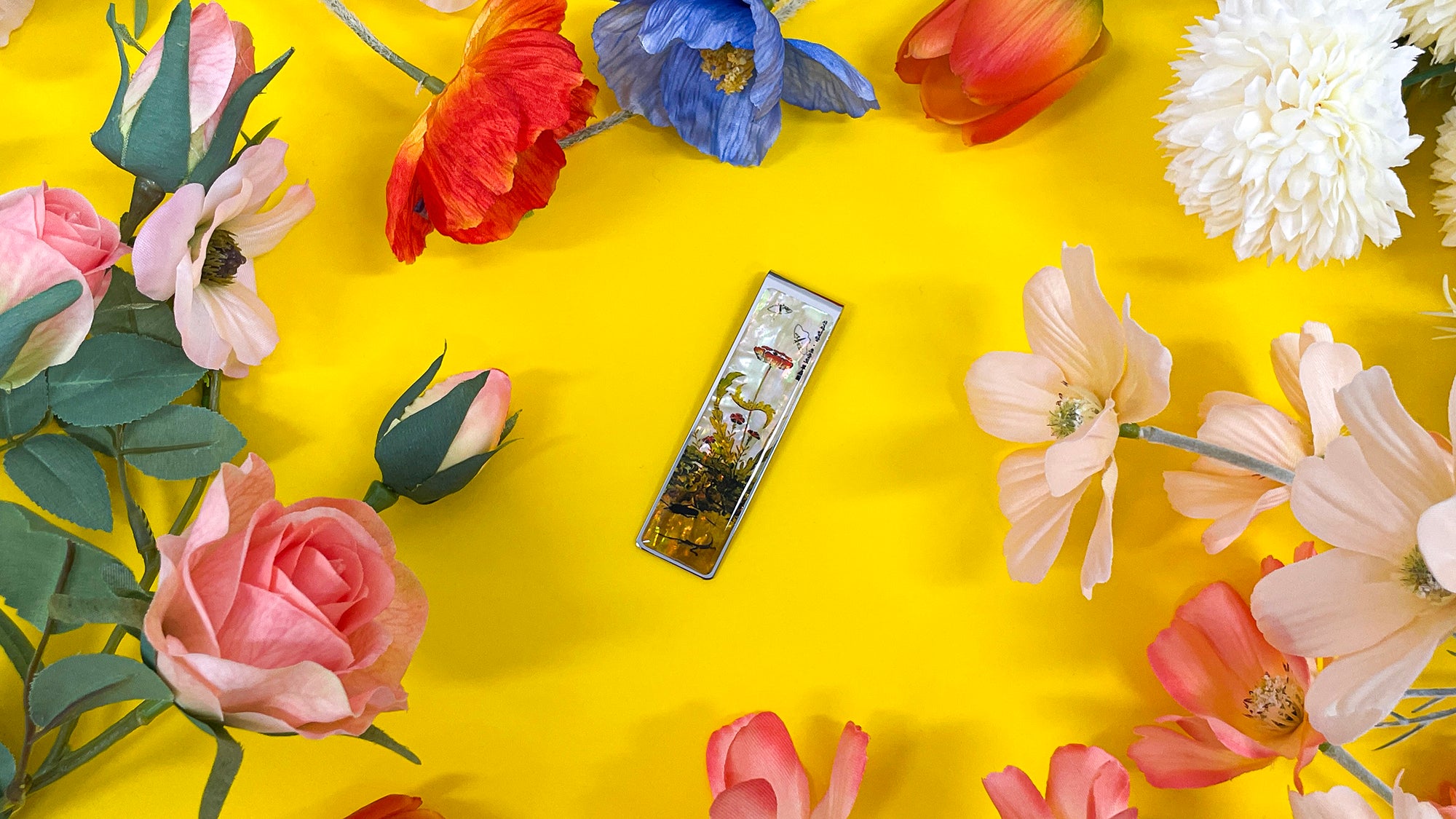 Poppy Money Clip - Nacreh