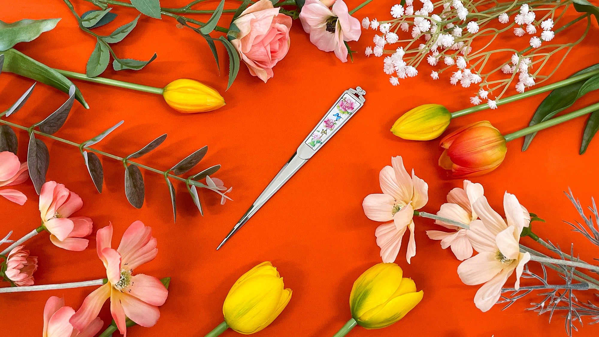 Peony Letter Opener - Nacreh