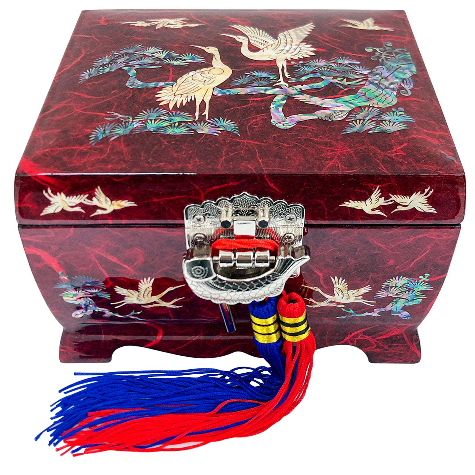 Crane Music Jewelry Box - Nacreh
