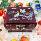 Crane Music Jewelry Box - Nacreh