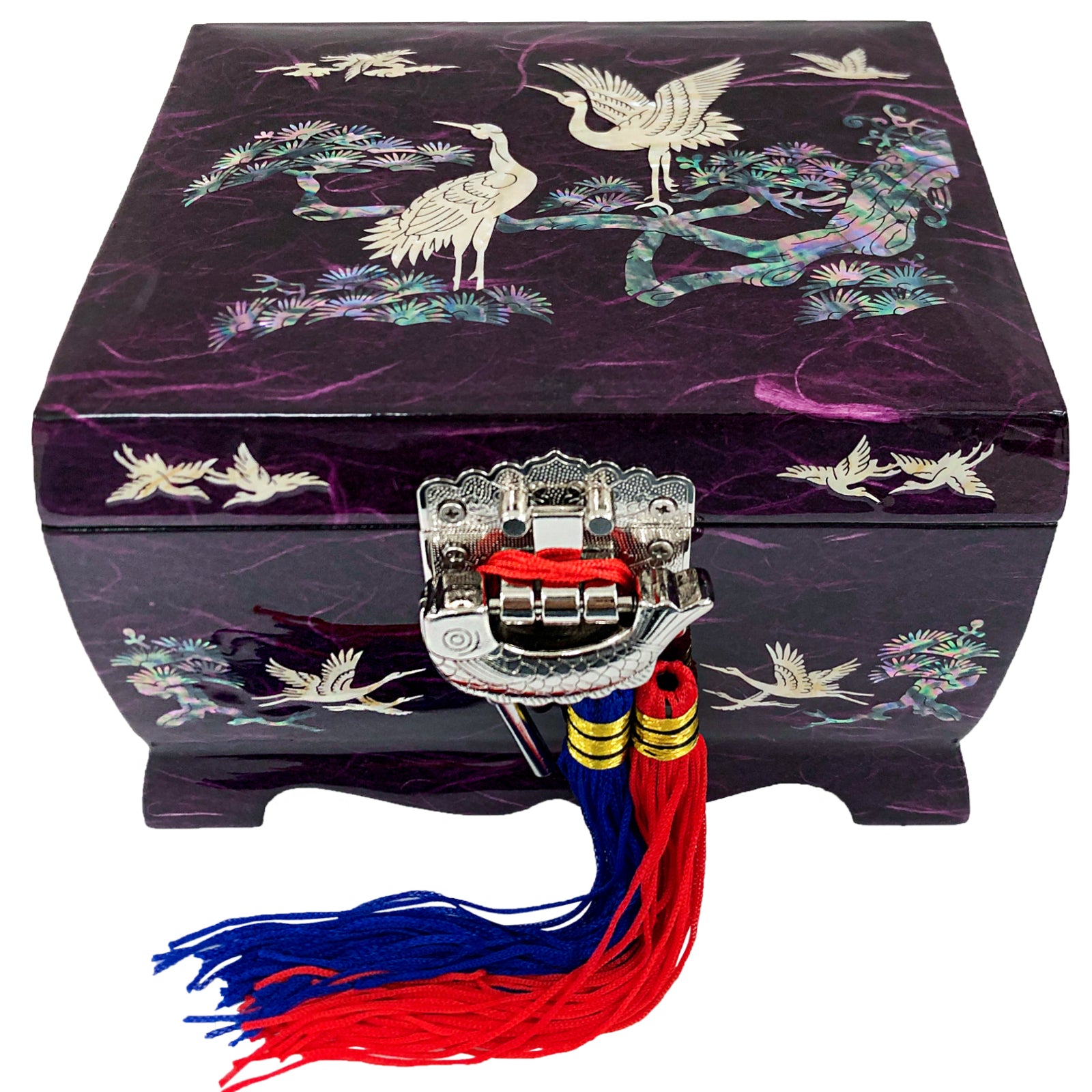 Crane Music Jewelry Box - Nacreh