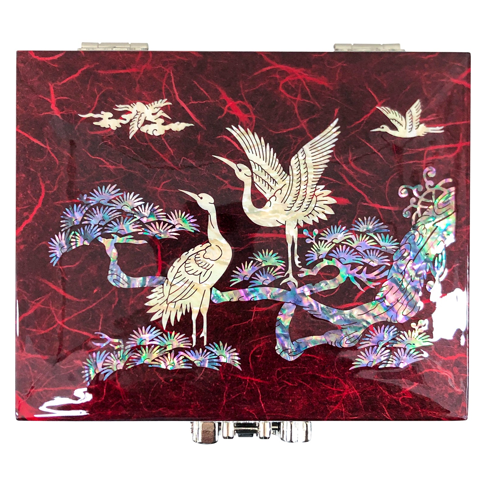 Crane Music Jewelry Box - Nacreh