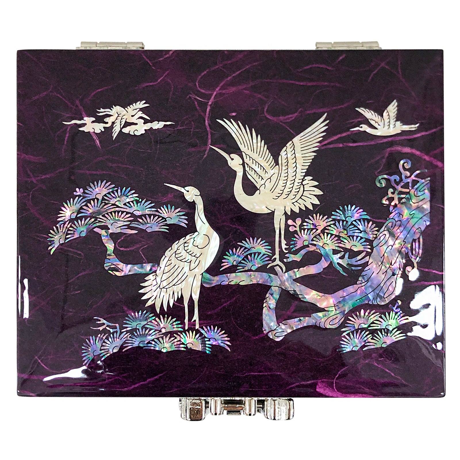 Crane Music Jewelry Box - Nacreh