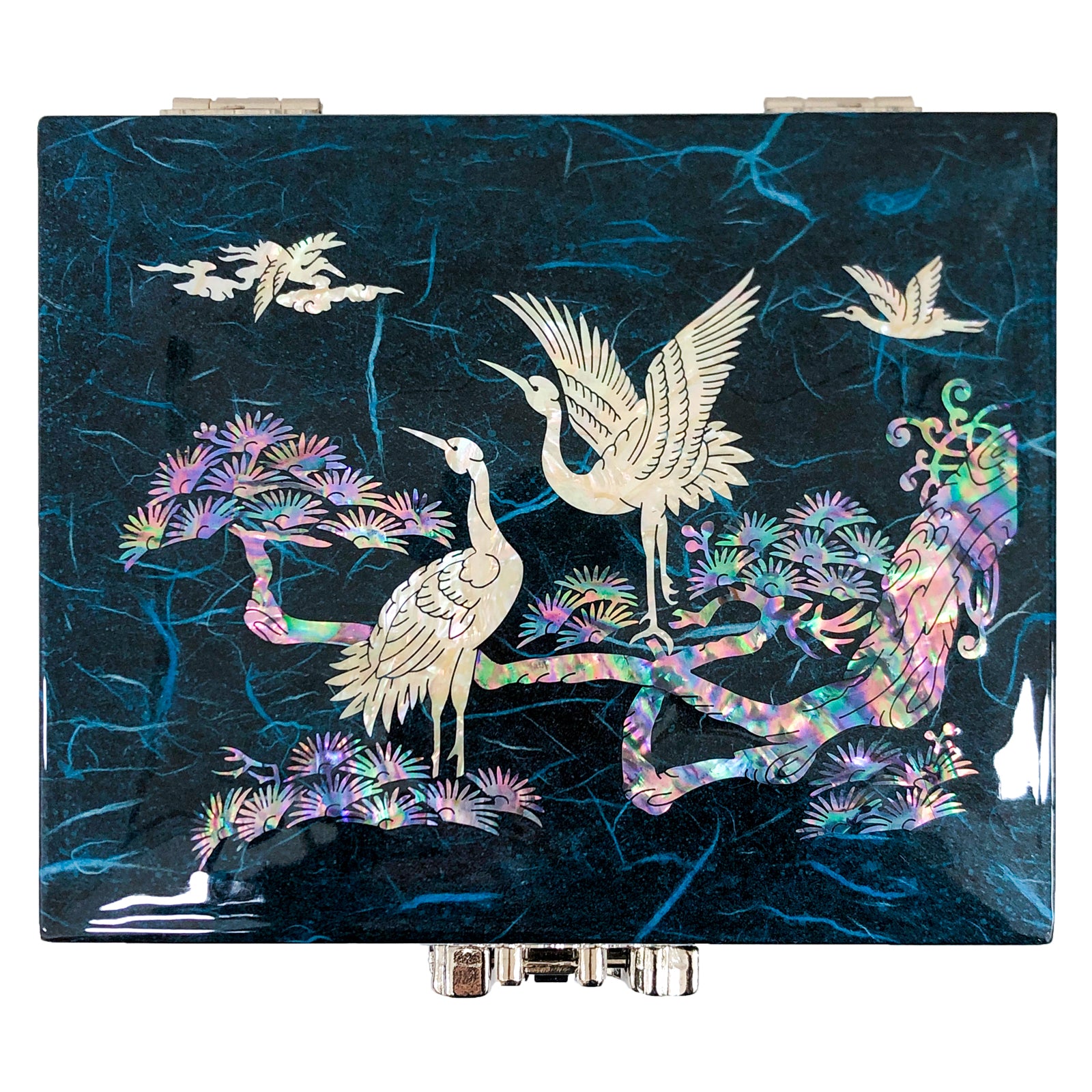 Crane Music Jewelry Box - Nacreh