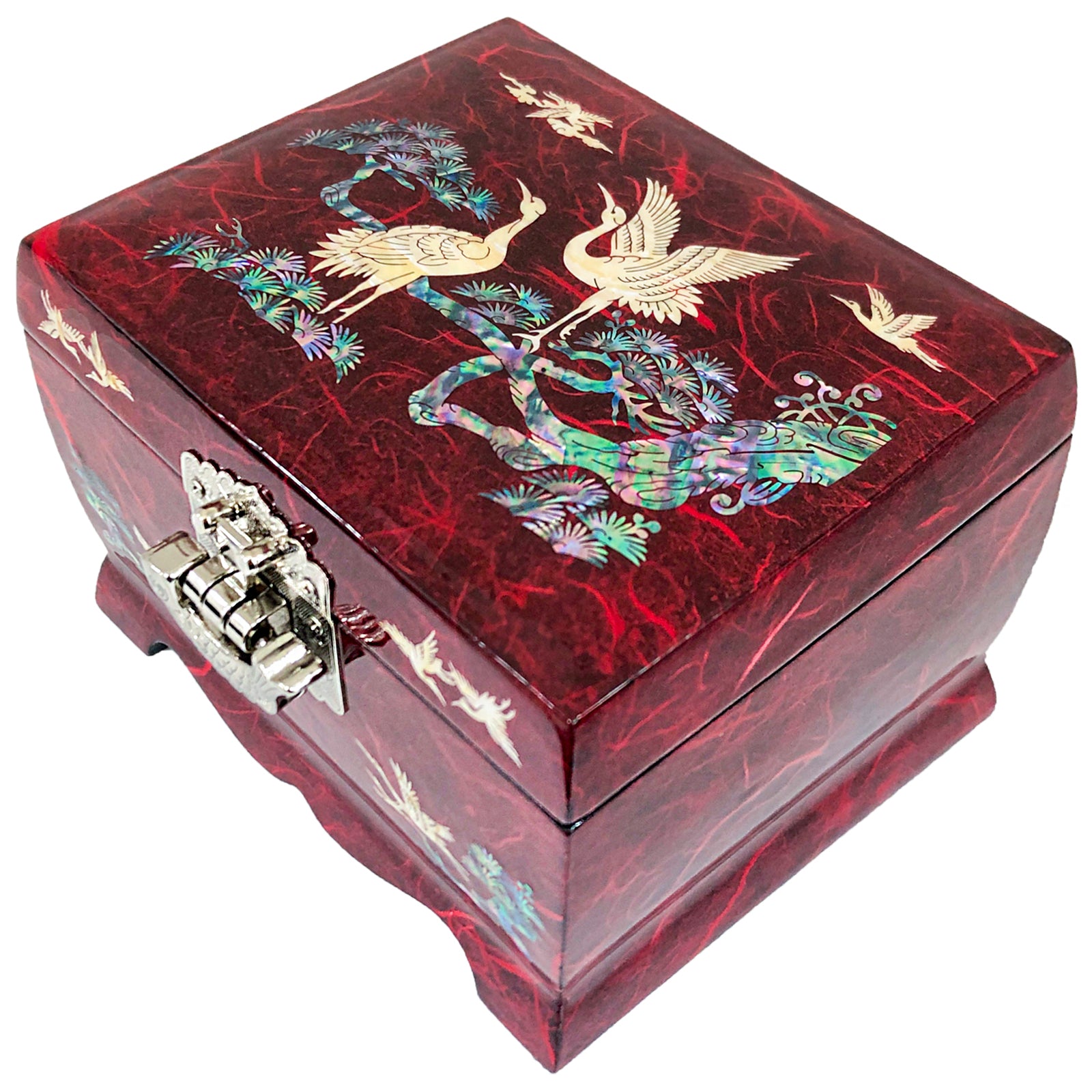 Crane Music Jewelry Box - Nacreh