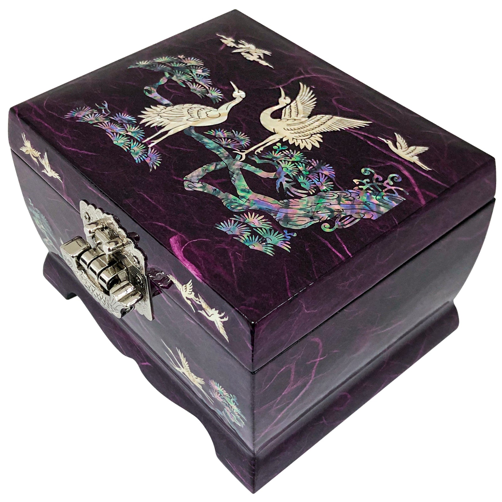 Crane Music Jewelry Box - Nacreh