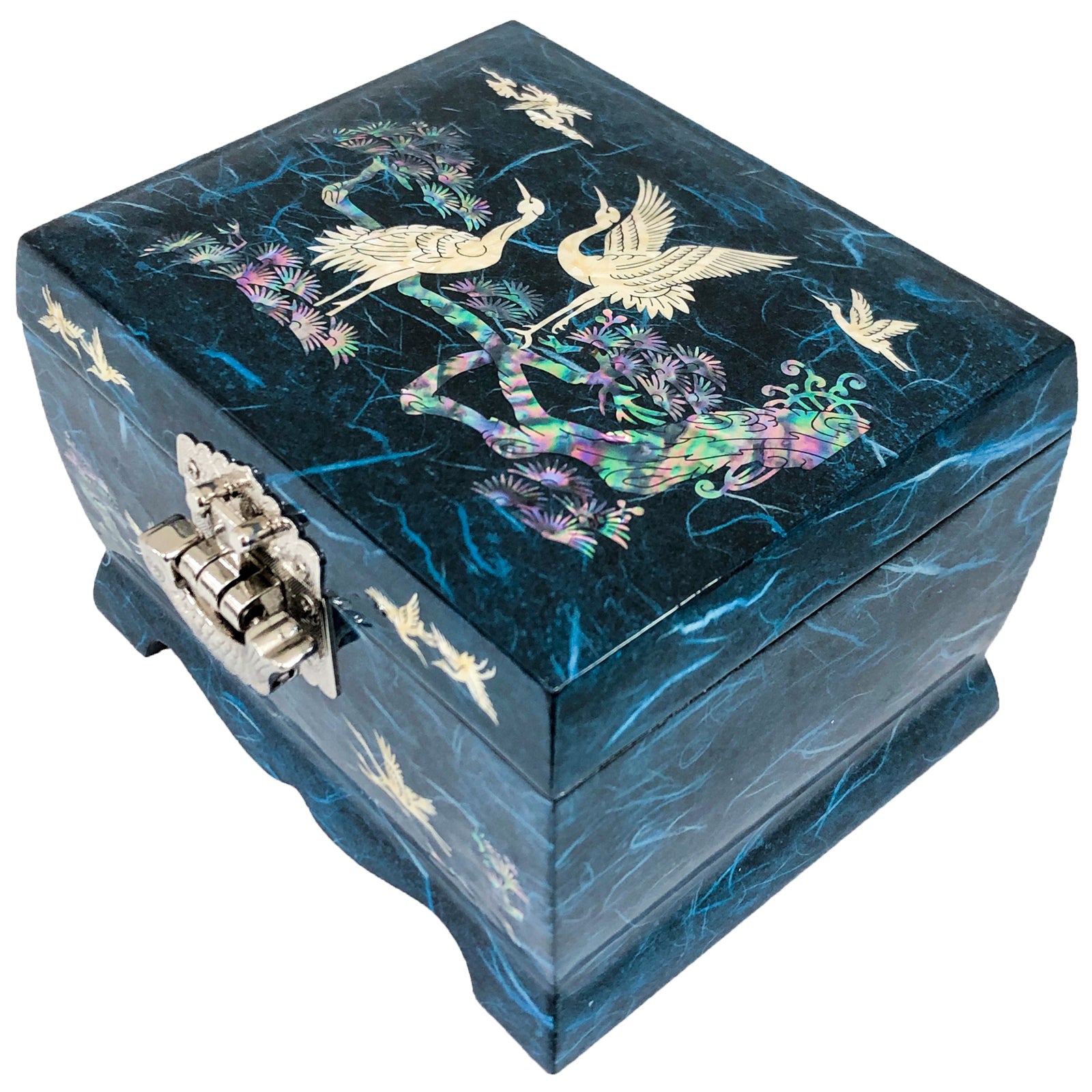 Crane Music Jewelry Box - Nacreh