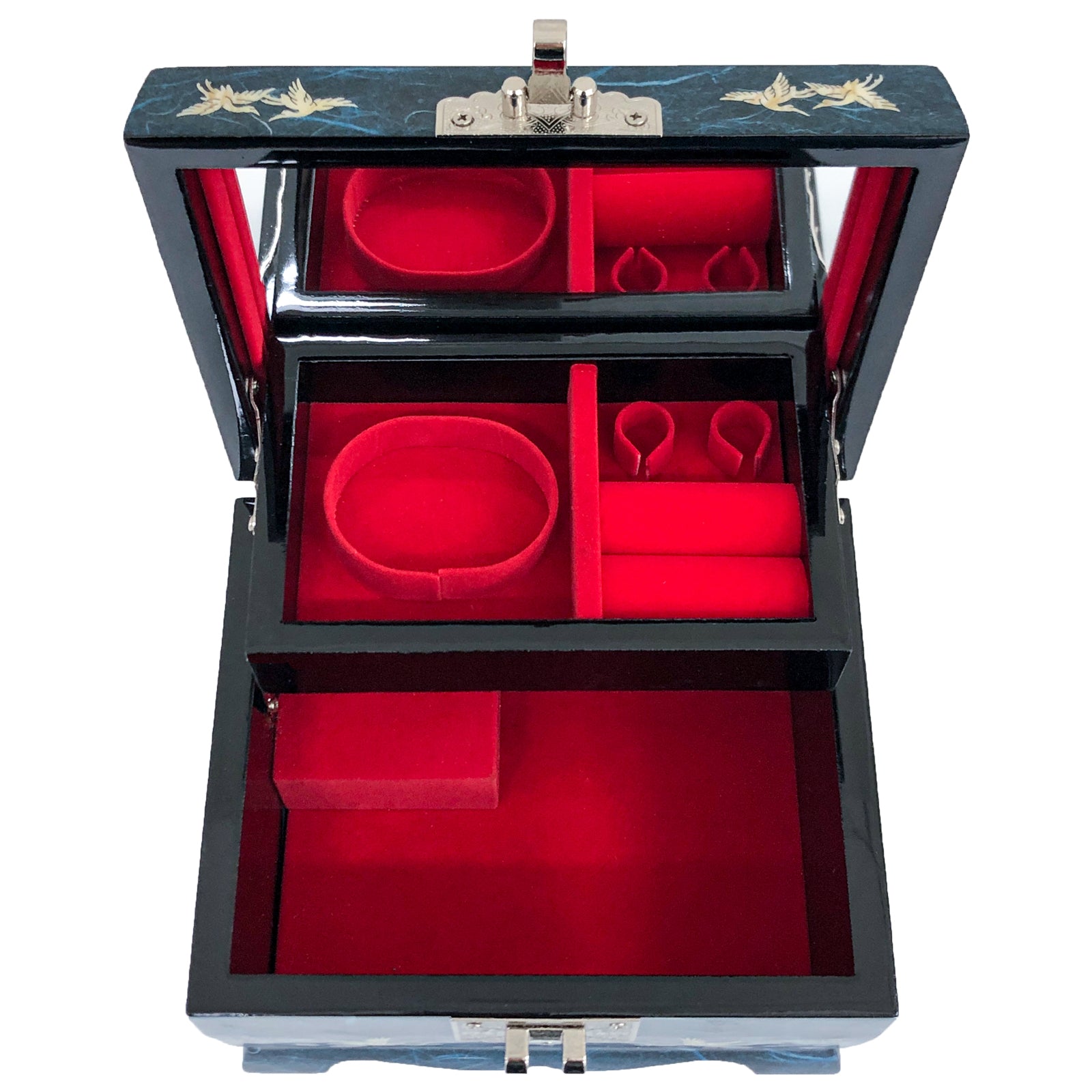 Crane Music Jewelry Box - Nacreh
