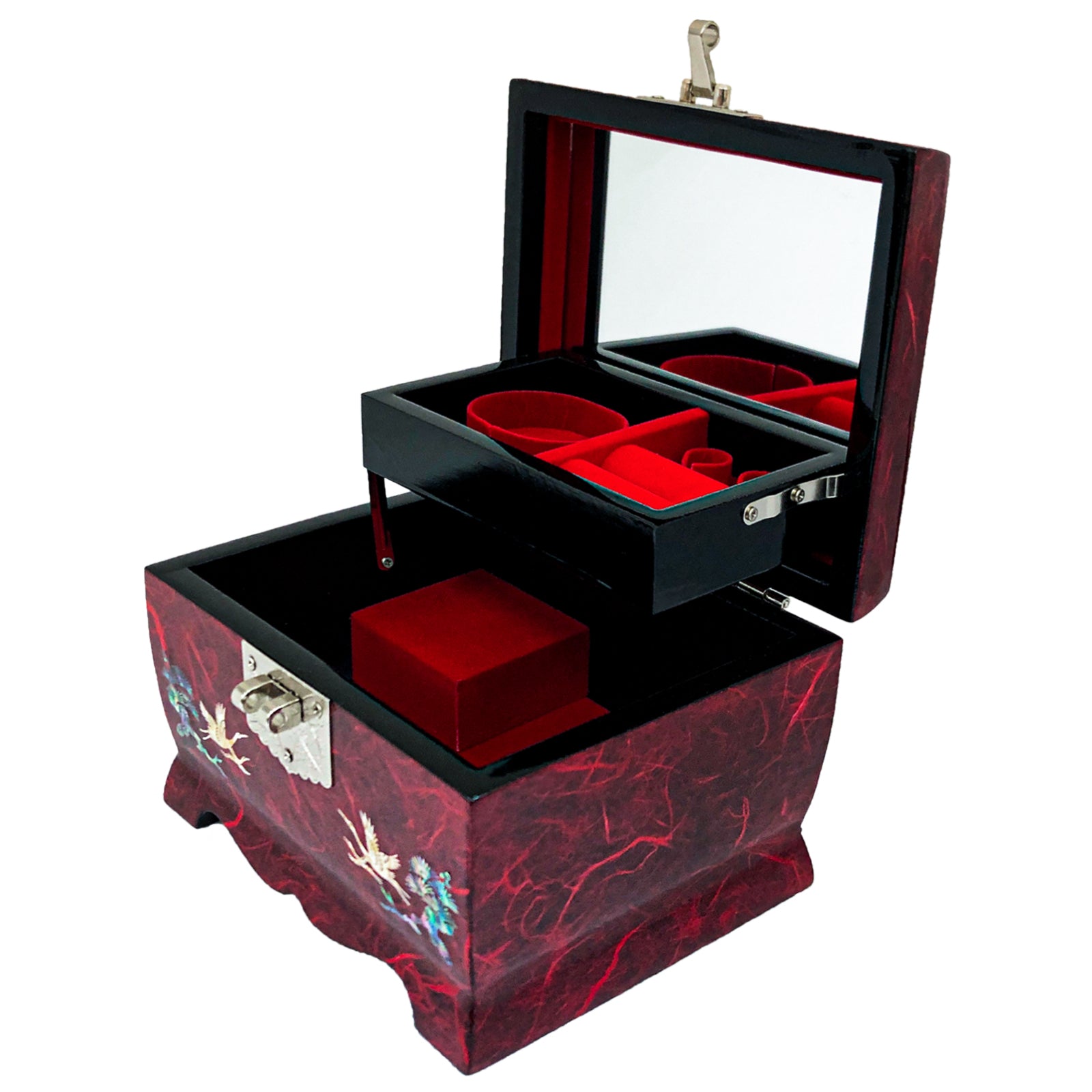 Crane Music Jewelry Box - Nacreh