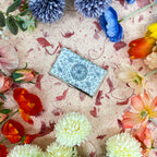 Blue Arabesque Card Case - Nacreh