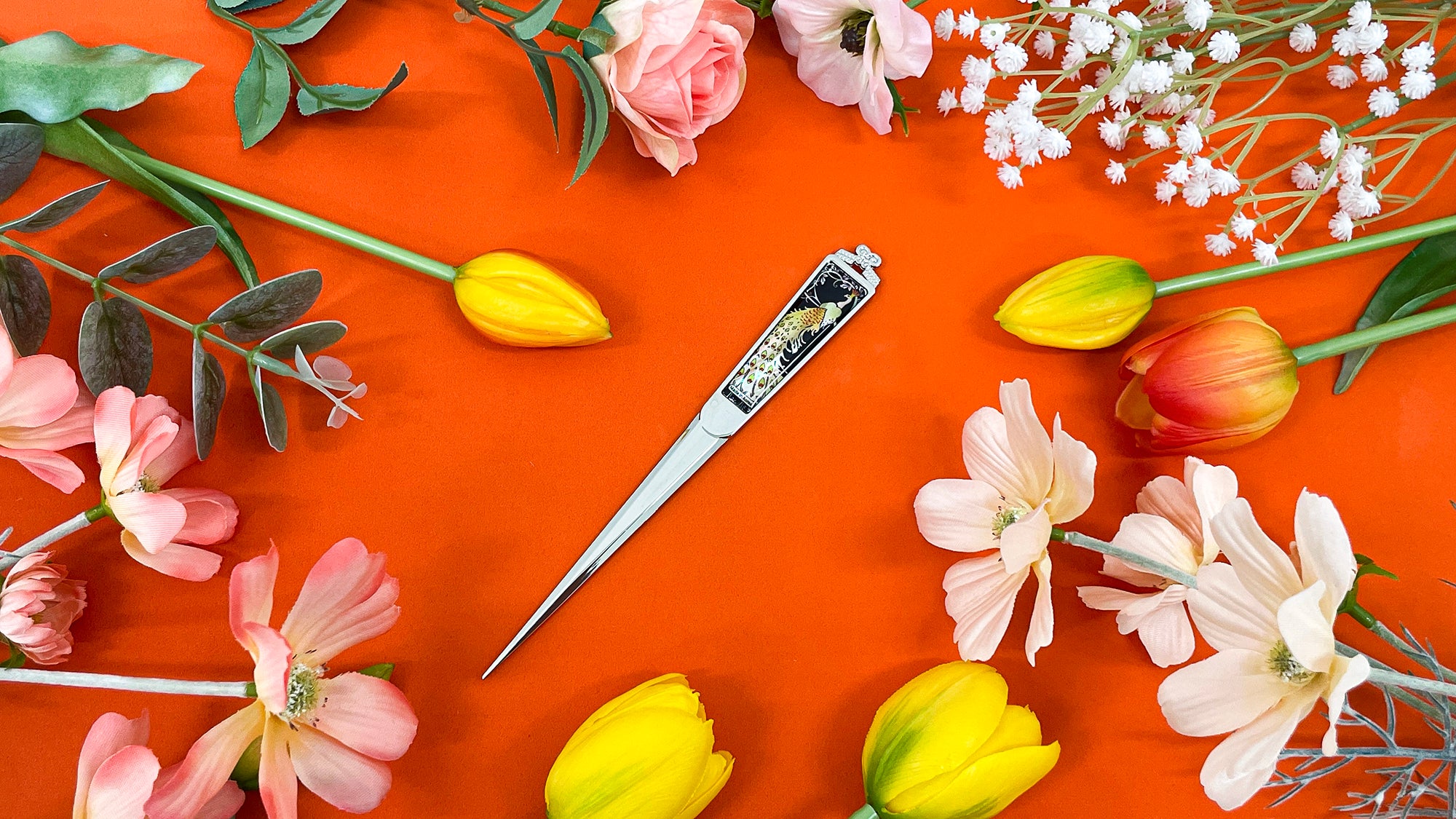 Peacock Letter Opener - Nacreh