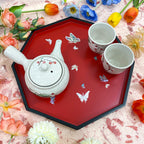 Butterfly Octagonal Tray - Nacreh