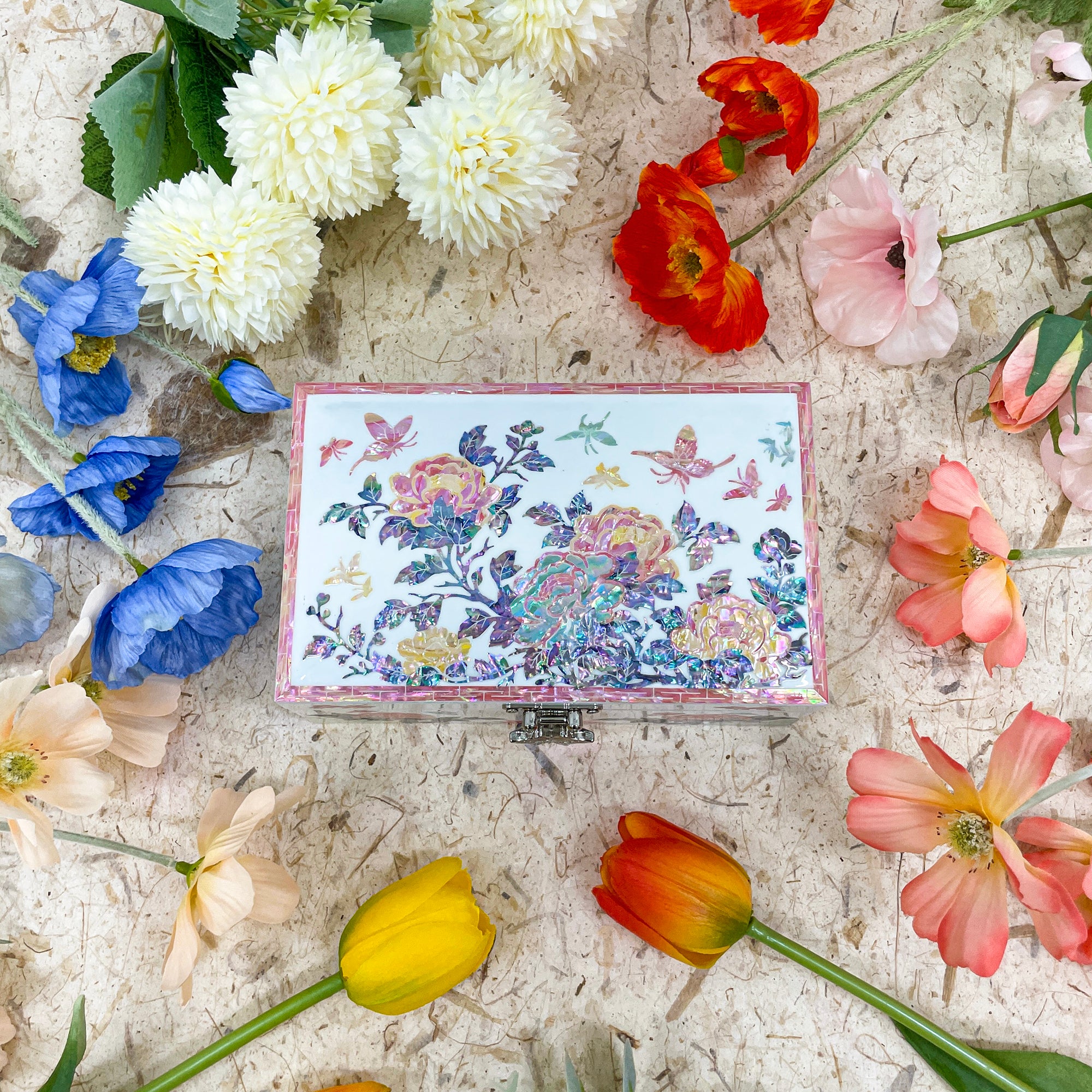 Peony Jewelry Box - Nacreh