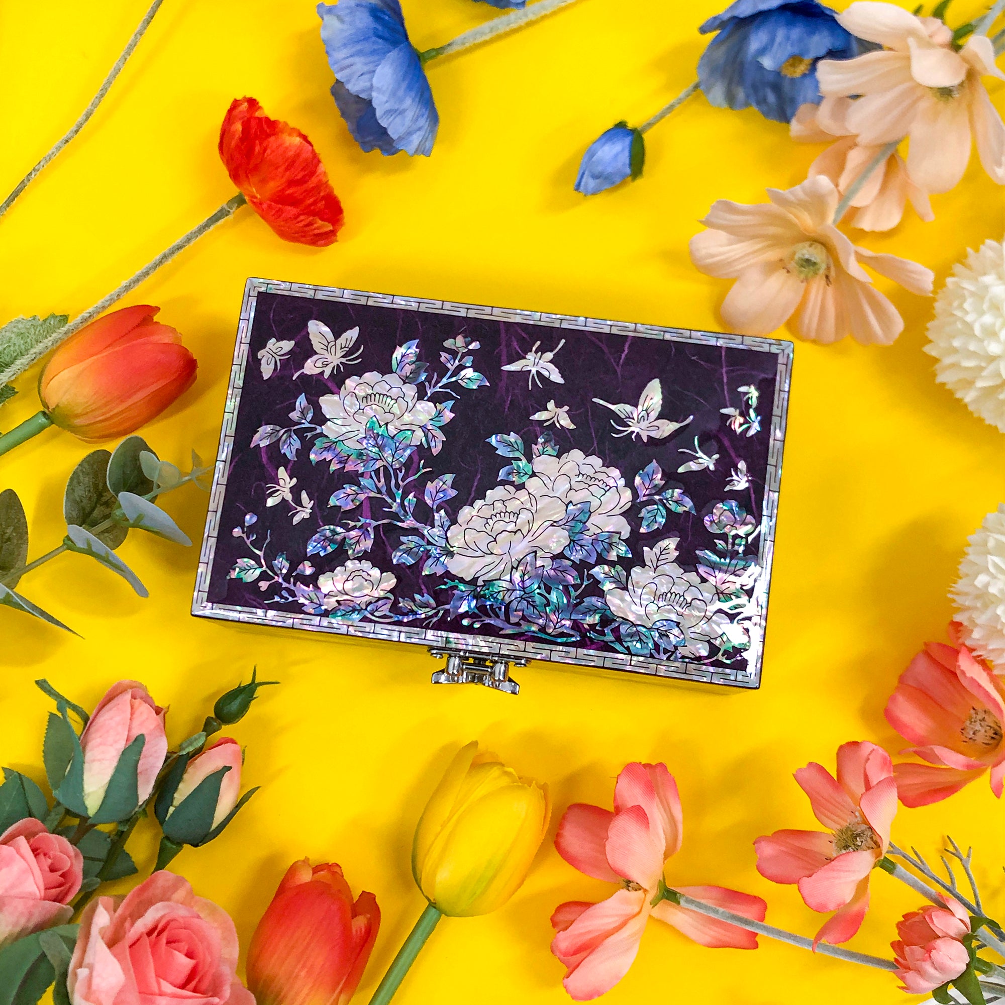 Peony Jewelry Box - Nacreh