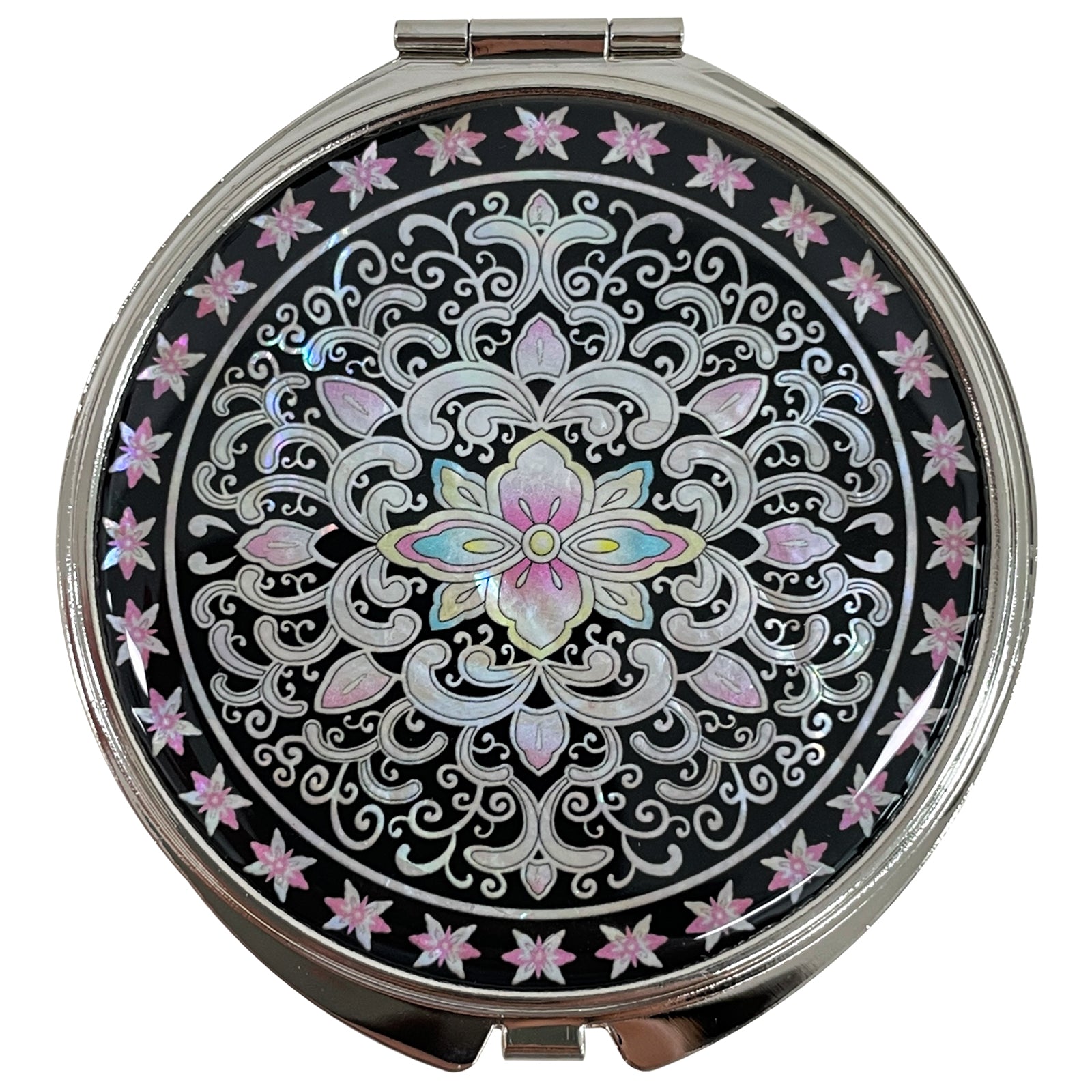 Arabesque Compact Mirror - Nacreh