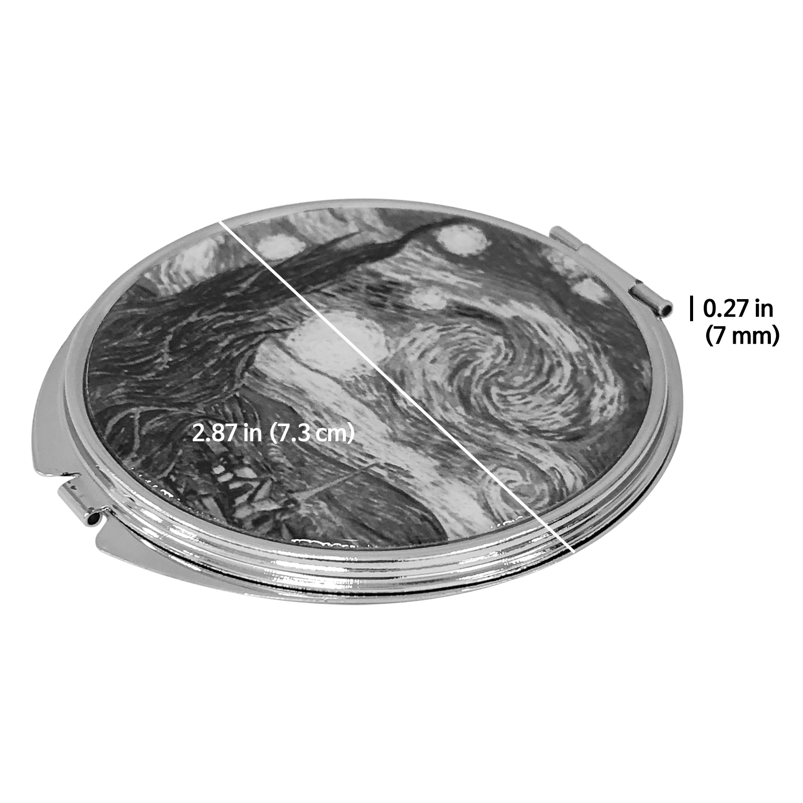 Butterfly Compact Mirror - Nacreh