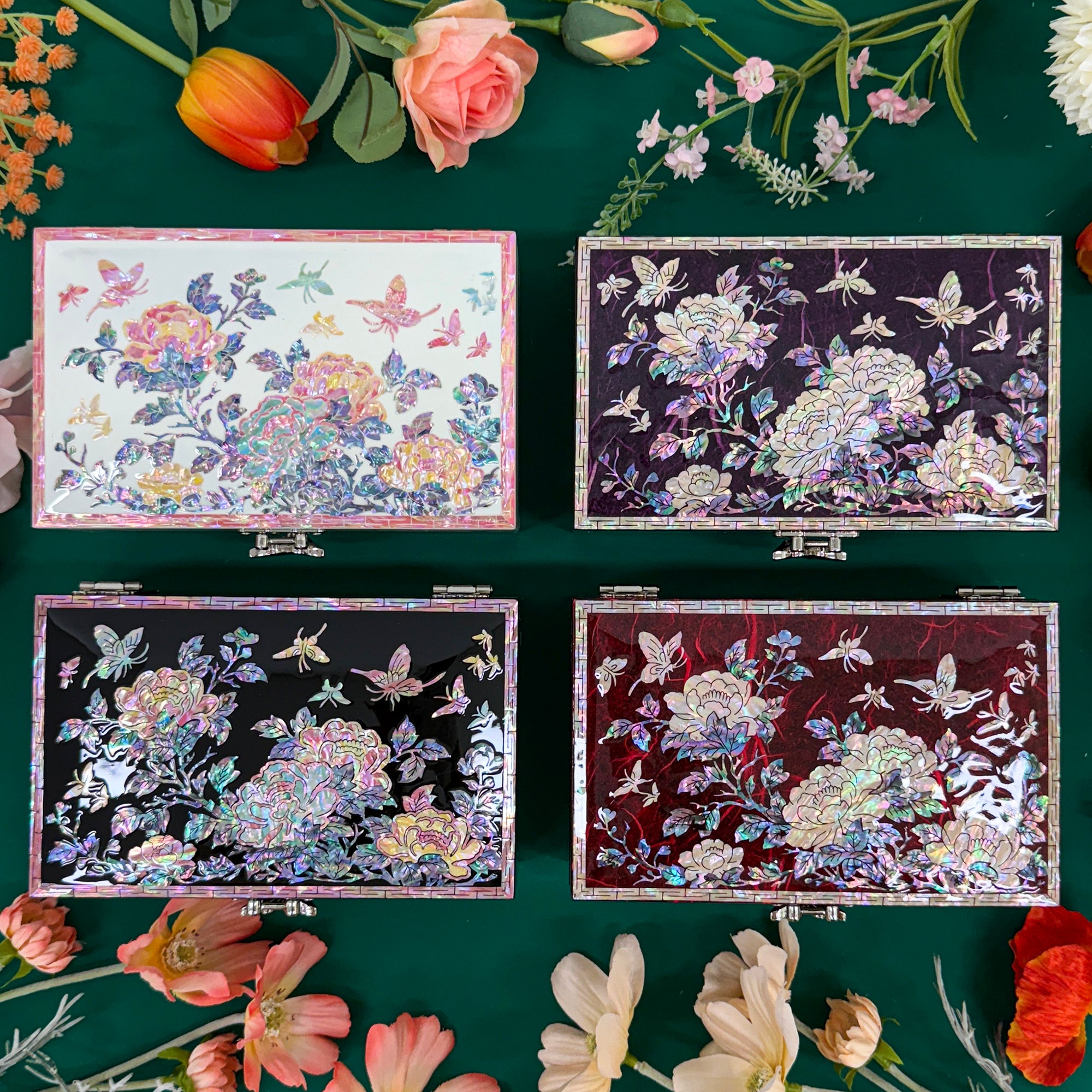Peony Jewelry Box