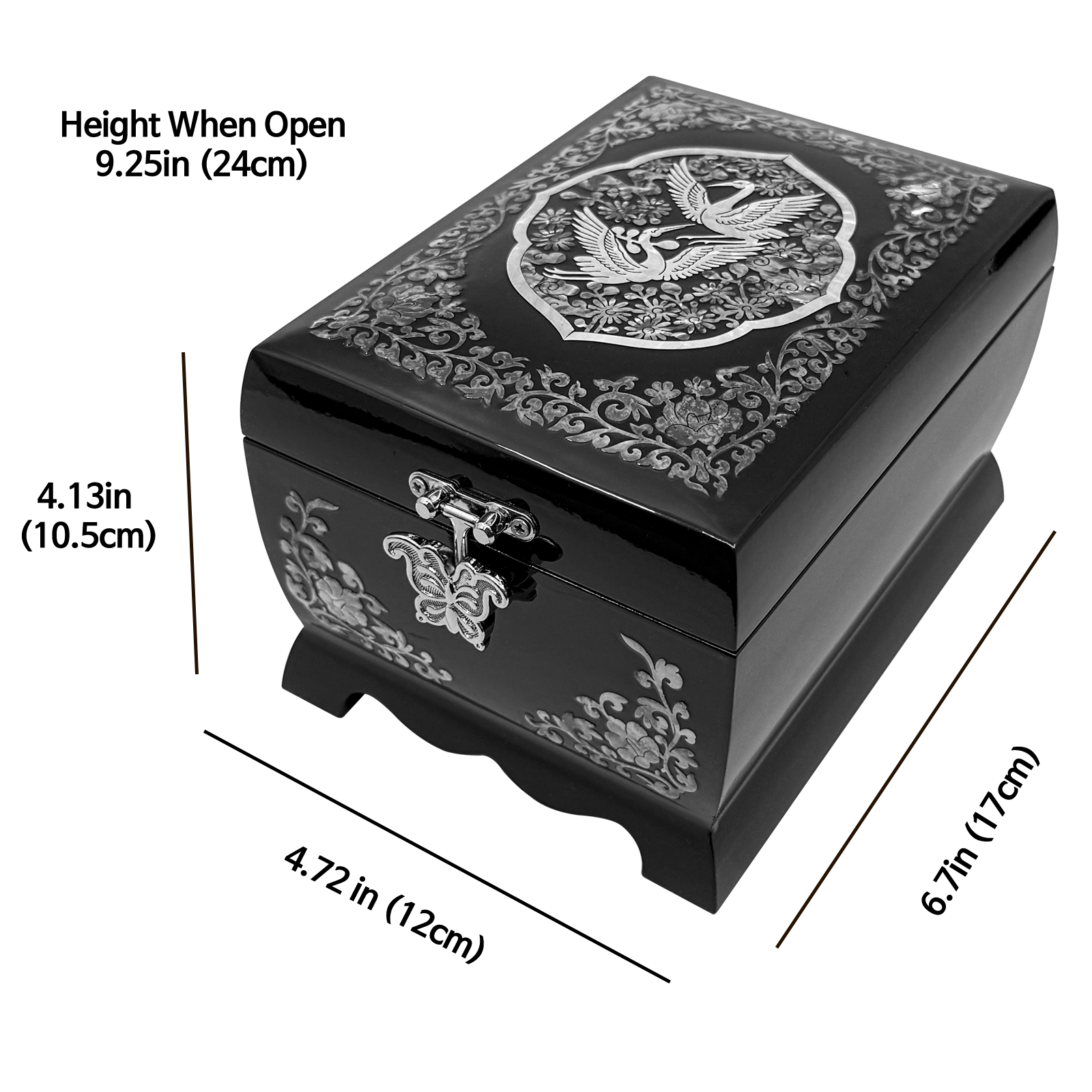Music Arabesque Jewelry Box - Nacreh