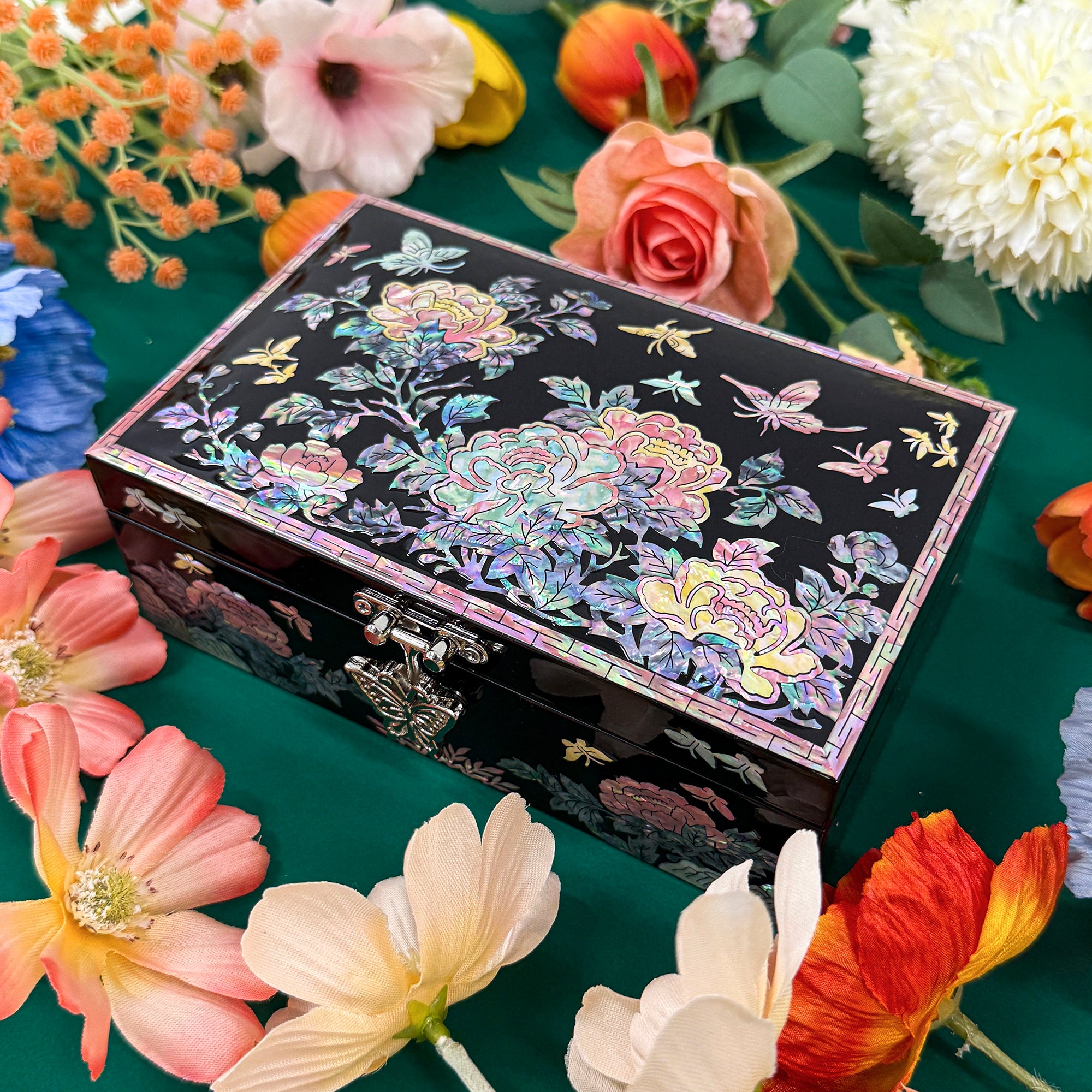Peony Jewelry Box